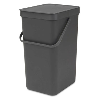 Brabantia Sort & Go 16-Litre Bin – Grey Brabantia Sort & Go 16-Litre Bin – Grey